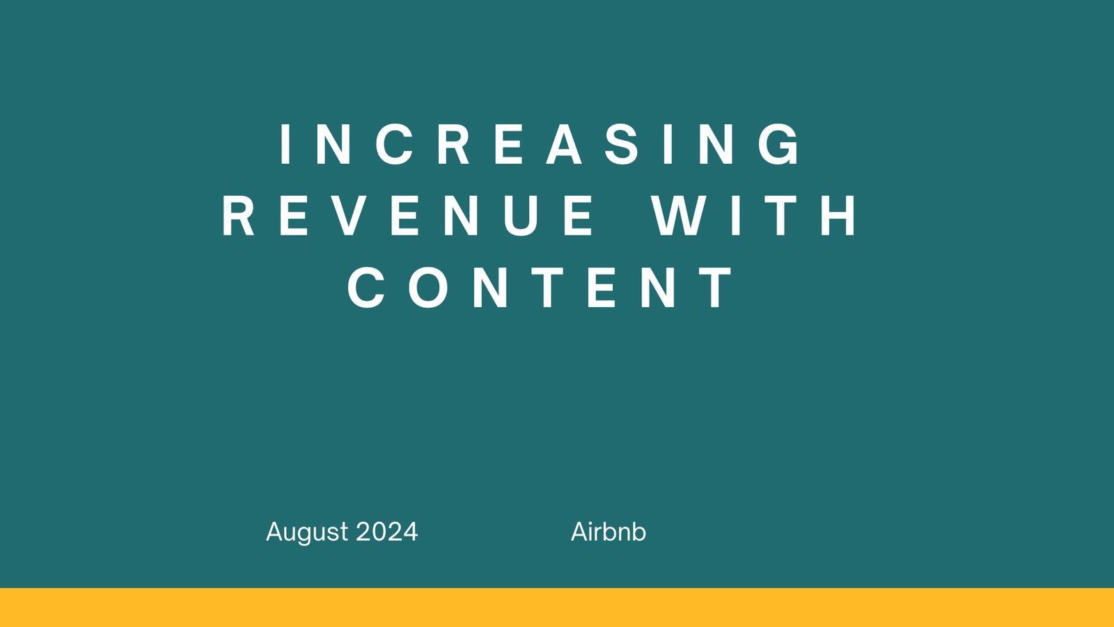 Protected: Increasing revenue with content