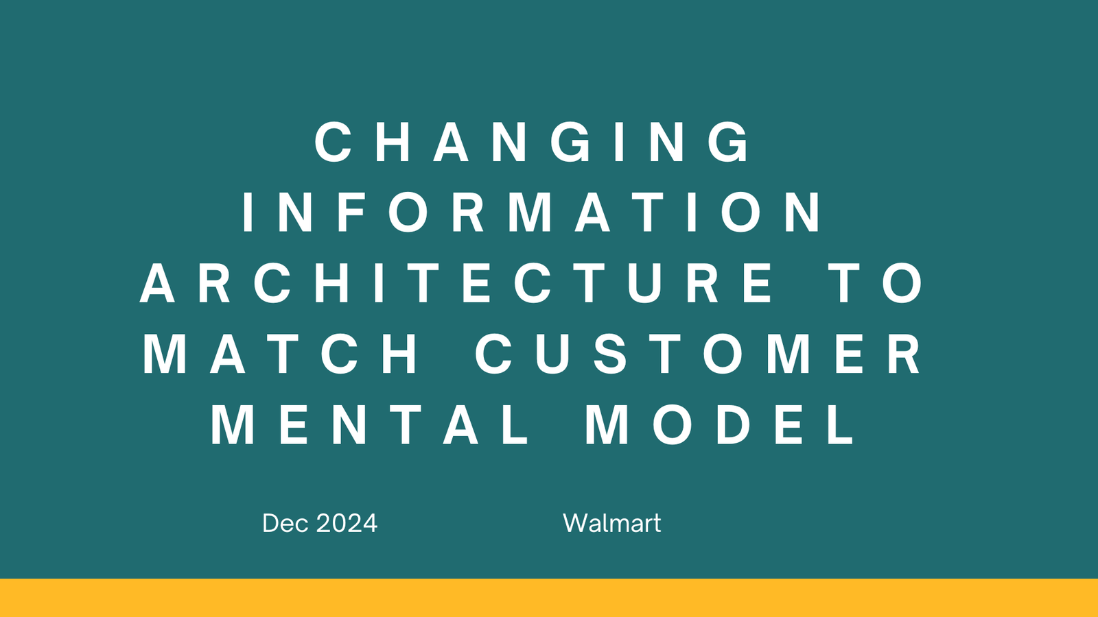Protected: Changing information architecture to match customer mental model