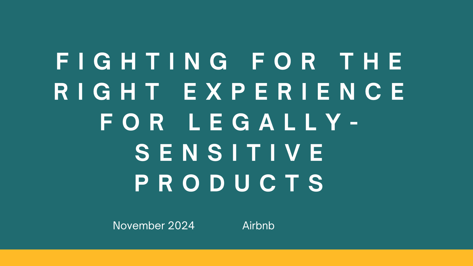 Protected: Fighting for the right experience for legally-sensitive products